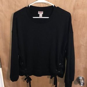 Black crew neck